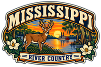 Mississippi heritage badge embroidery artwork