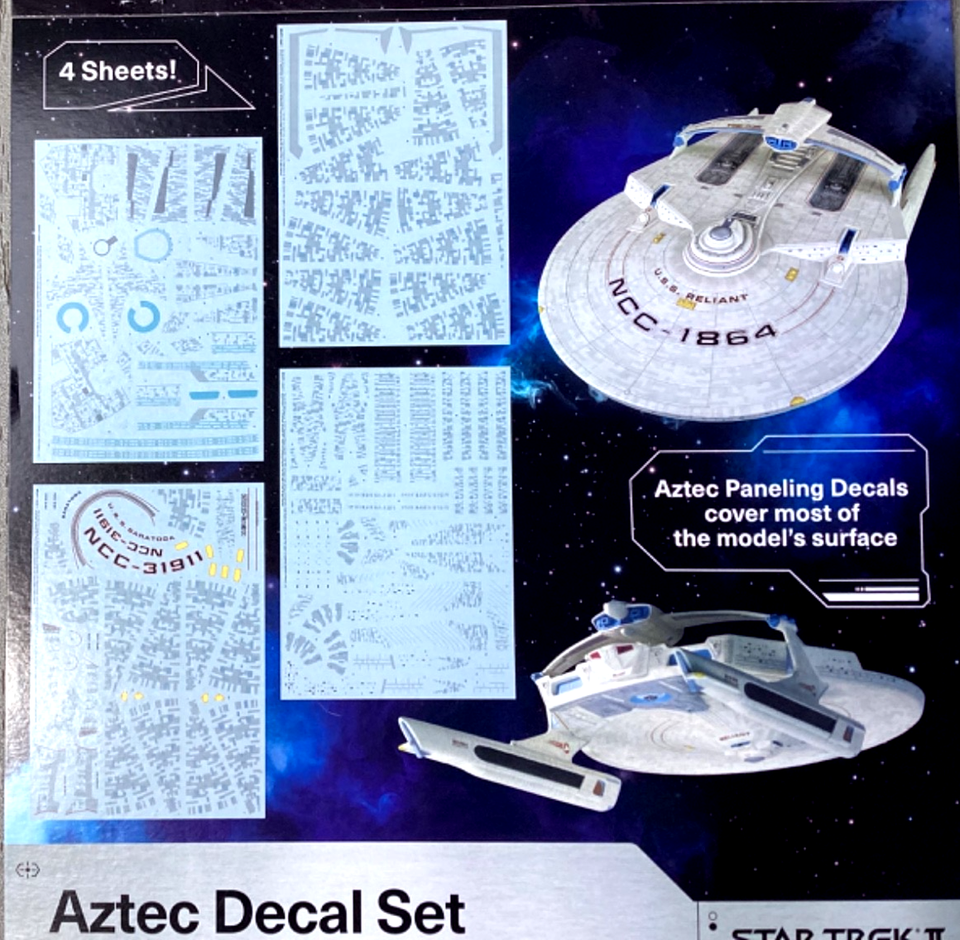 Star Trek II USS Reliant Aztec Decal Set – MKA071– product image
