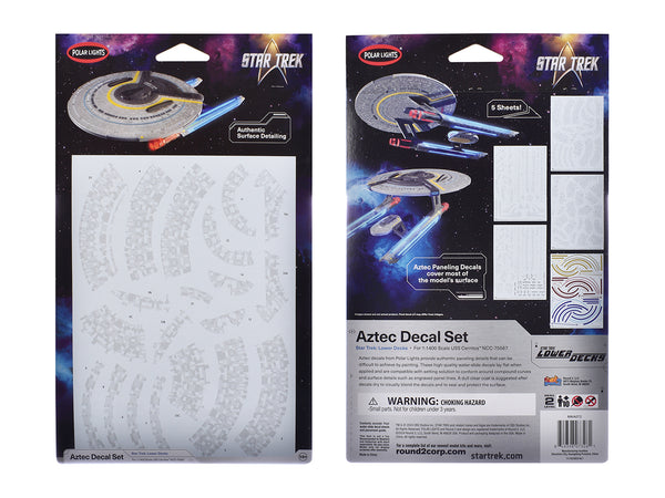 Polar Lights 1/1400 Star Trek: Lower Decks USS Cerritos Aztec Decal Set – MKA072