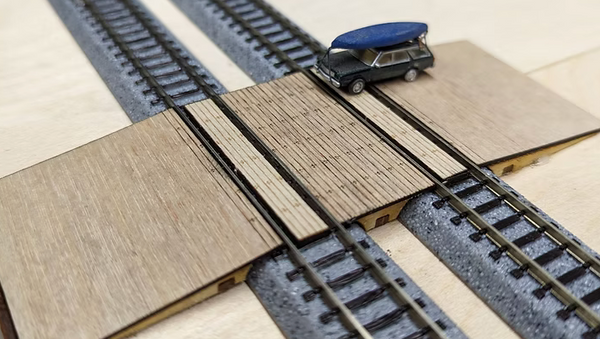 Osborn Model Kits 3137 N Straight Level Crossing for Kato Unitrack