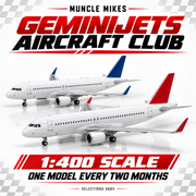 GeminiJets Aircraft subscription club — representative selections