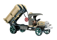 Woodland Scenics D247 HO scale Dump Truck kit, manufacturer finished-model example
