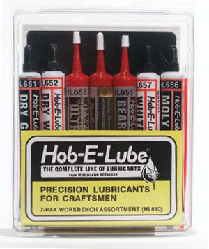 Woodland Scenics HL650 Hob-E-Lube 7-Pak Workbench Assortment, manufacturer product image