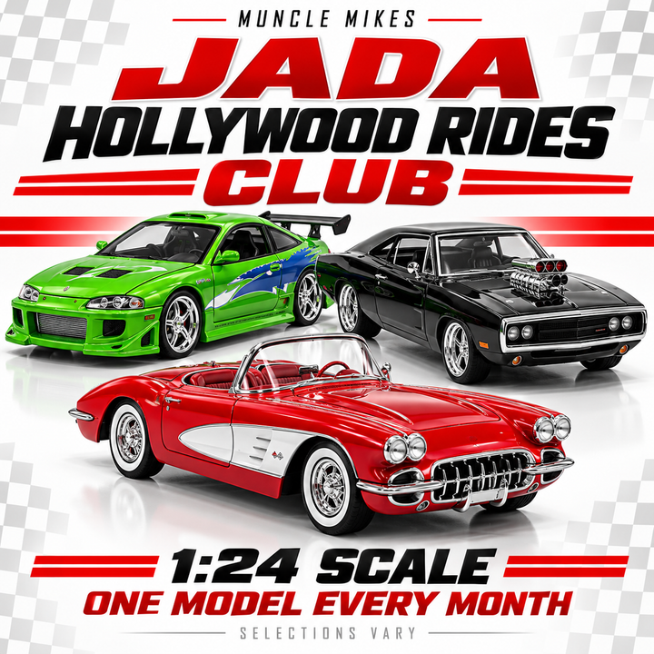 Jada Hollywood Rides club representative artwork; selections vary