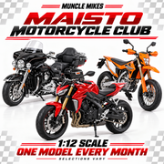 Maisto Motorcycle subscription club — representative selections