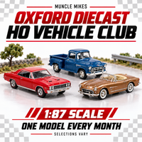 Oxford Diecast HO Vehicle subscription club — representative selections