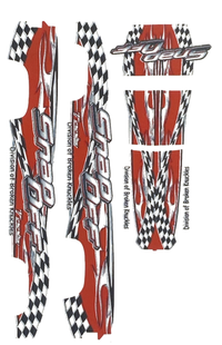 Actual five-piece Snap-Off Tools artwork from the decal-only PDF. No placement labels or instructions; casting fit unverified.