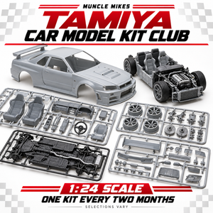 Tamiya Car Model Kit subscription club — representative selections
