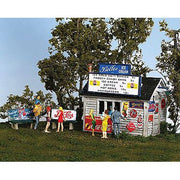 Monroe Models Ho Belle Ice Cream Stand — exact product reference