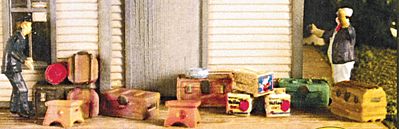 Monroe Models 2306 HO Vintage Luggage Set product image