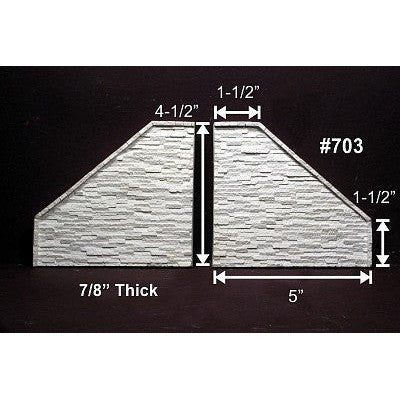 Monroe Models Ho Split Stone Wings 2pk — exact product reference