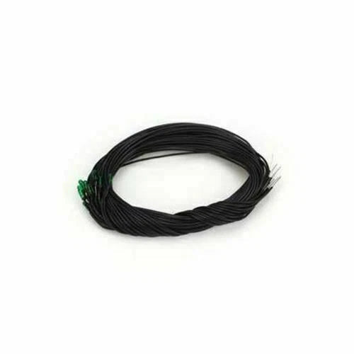 Miniatronics 18-G03-10 green 1.2 mm 1.5-volt miniature lamps with wire leads, ten-piece pack.