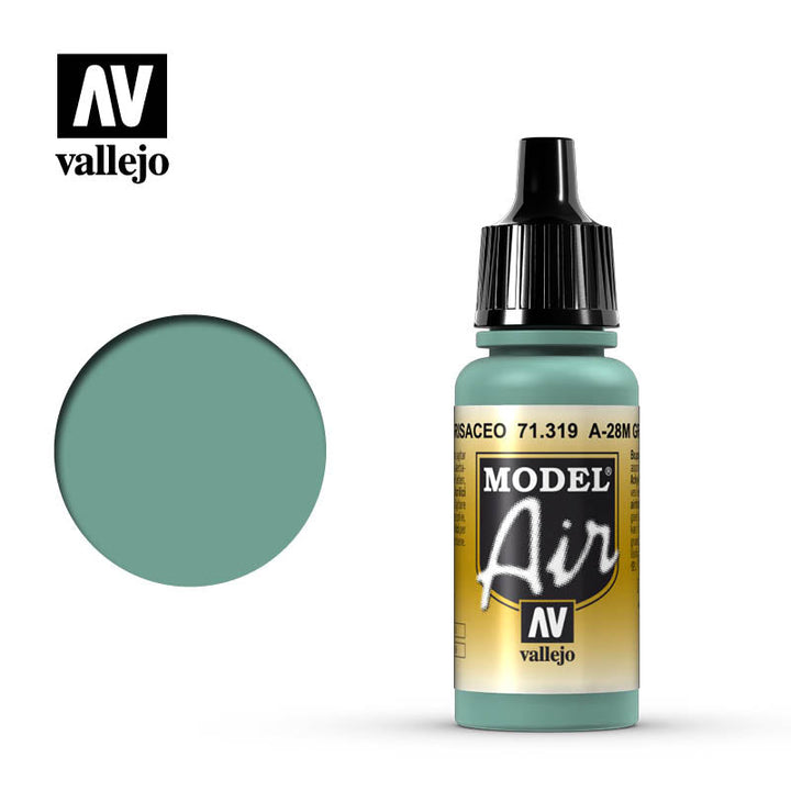 Vallejo Model Air A-28M Greyish Blue Model Air 17ml Bottle — exact product reference