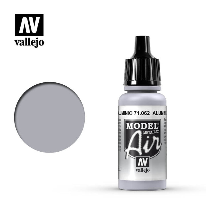 Vallejo Model Air Metallic Aluminum Model Air 17ml Bottle — exact product reference