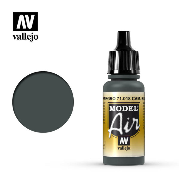 Vallejo Model Air Camouflage Black Green Model Air 17ml Bottle — exact product reference