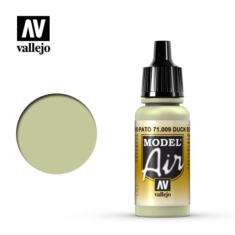 Vallejo Model Air Eau de Nil (DE Green) Model Air 17ml Bottle — exact product reference