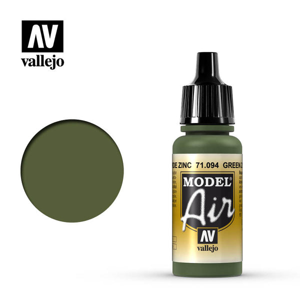 Vallejo Model Air Green Zinc Chromate Model Air 17ml Bottle — exact product reference