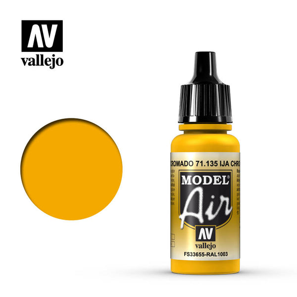 Vallejo Model Air IJA Chrome Yellow Model Air 17ml Bottle — exact product reference