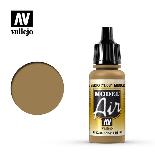 Vallejo Model Air Middle Stone Model Air 17ml Bottle — exact product reference