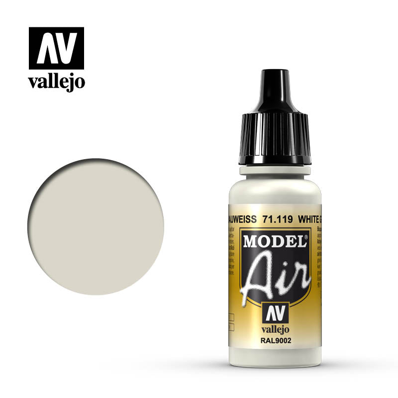 Vallejo Model Air White Grey Model Air 17ml Bottle — exact product reference