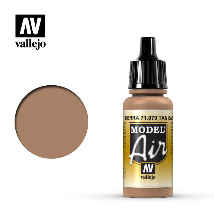 Vallejo Model Air Tan Earth Model Air 17ml Bottle — exact product reference
