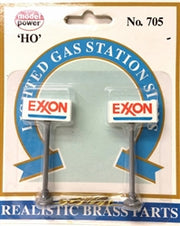 Model Power MDP705 HO lighted Exxon gas station signs exact product photo
