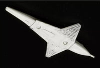 Small Orion III Space Clipper included with the Moebius 1/2600 Space Station V kit