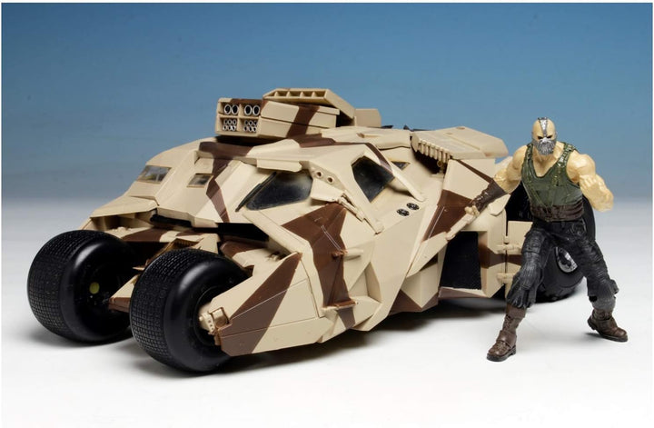 Moebius 967 Armored Tumbler 1/25 assembled and painted model example with included Bane figure