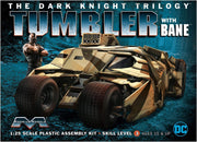 Moebius 967 Tumbler with Bane package artwork showing 1/25 scale, skill level 3 and ages 15 and up