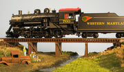 Monroe Models 2010 HO scale Hobo Creek Bridge, assembled and painted kit example; trains, vehicles, figures, track and scenery not included.