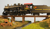 Monroe Models 2010 HO scale Hobo Creek Bridge, assembled and painted kit example; trains, vehicles, figures, track and scenery not included.