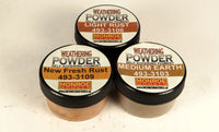 Monroe Models 2911 Rust & Dust weathering set, three one-ounce jars: Light Rust, New Fresh Rust, Medium Earth