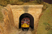Monroe Models 110 HO single-track cut stone tunnel portal