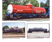 Publisher preview page 20 from Tank Cars Volume 2, showing MNCX, MOFX, and MRSX tank cars