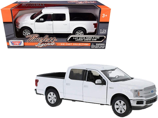 2019 Ford F-150 Lariat White – Motormax 1:24–1:27