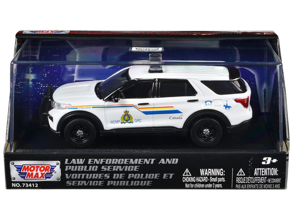 2022 Ford Police Interceptor RCMP White – Motormax 1:43