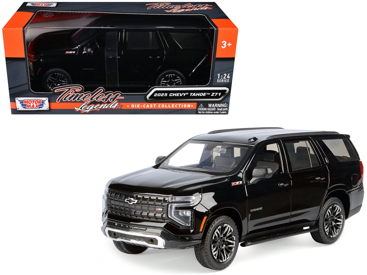 2025 Chevrolet Tahoe Z71 Black – Motormax 1:24– product image