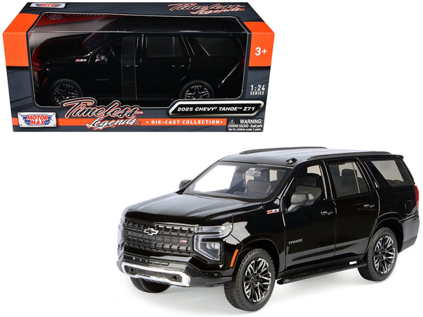 2025 Chevrolet Tahoe Z71 Black – Motormax 1:24