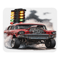 Red Gasser Launch Mouse Pad product mockup