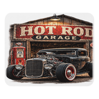 Hot Rod Garage Blown Coupe Mouse Pad product mockup