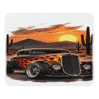 Desert Sunset Flame Coupe Mouse Pad product mockup