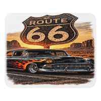 Route 66 Flame Cruiser Mouse Pad product mockup