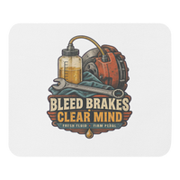 Bleed Brakes Clear Mind Mouse Pad product mockup