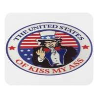 America the Great Red, White and Blue 001 T-Shirt — Muncle Mikes Mouse Pad product mockup
