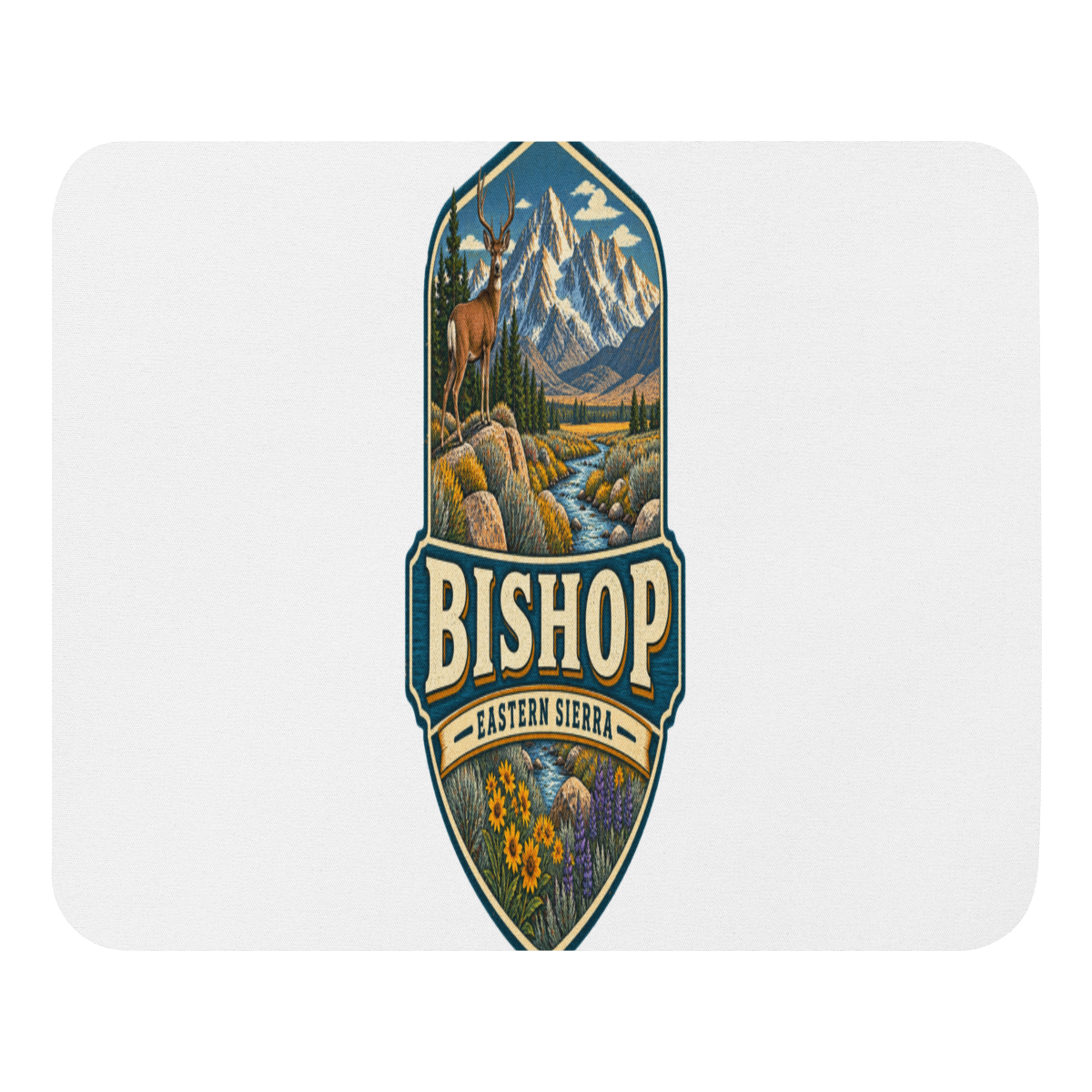 Bishop California Enamel Mouse Pad product mockup