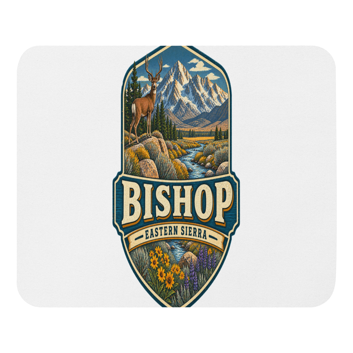 Bishop California Mouse Pad product mockup