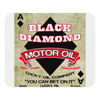 Black Diamond Motor Oil Vintage T-Shirt — Muncle Mikes Mouse Pad product mockup