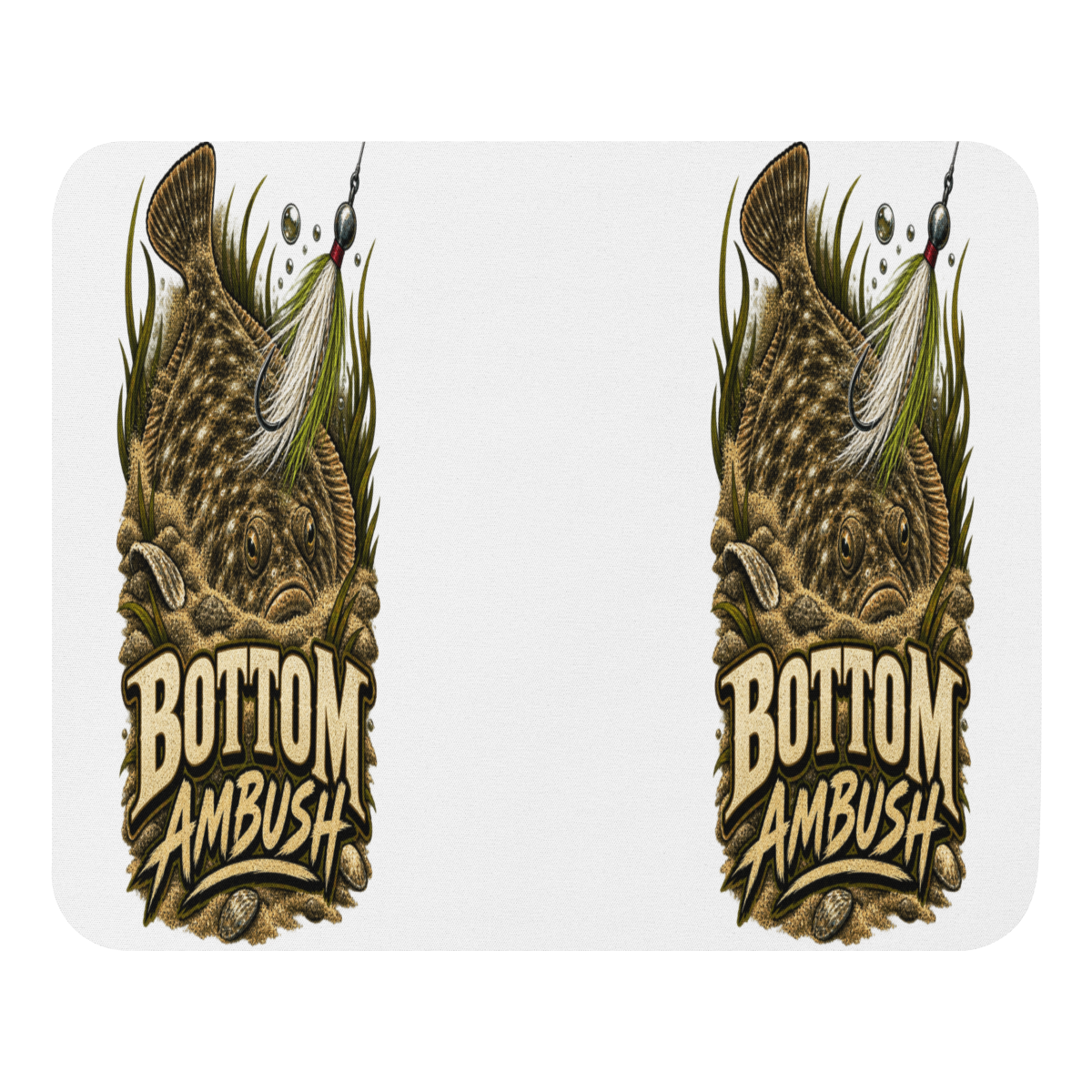 Bottom Ambush Flatfish Mouse Pad product mockup