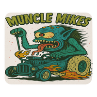 Monster Mugs 003 Hot Rod Coffee Mug — Muncle Mikes Mouse Pad product mockup