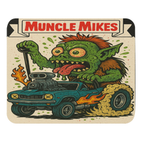 Monster Mugs 004 Hot Rod Coffee Mug — Muncle Mikes Mouse Pad product mockup